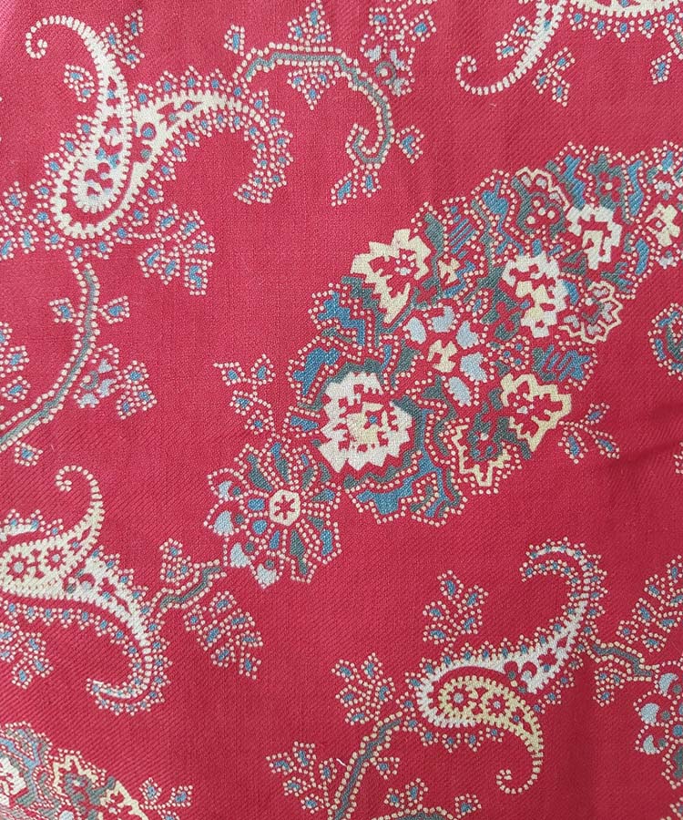 Printed Calico in imitation of Turkey Red