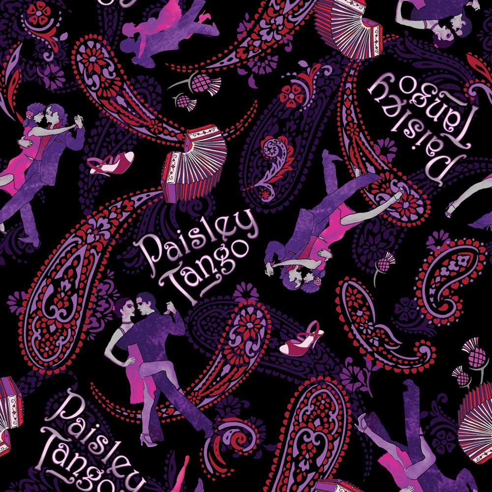Paisley Tango Pattern by Patrick Moriarty