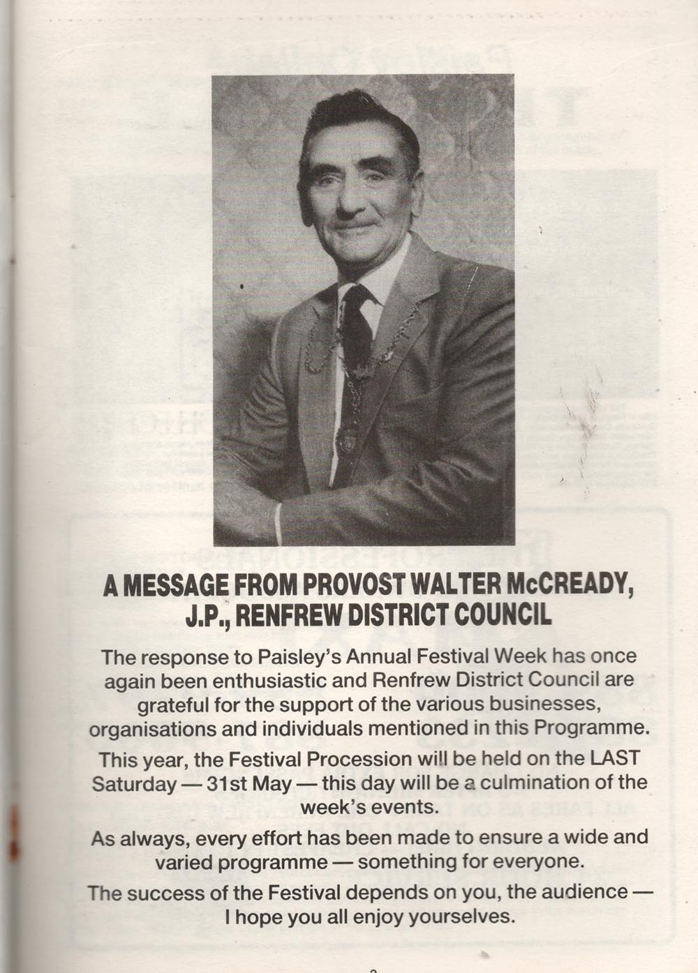 Paisley Festival 1986